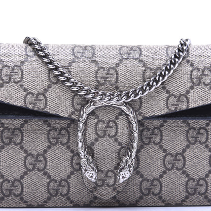 Gucci GG Supreme Monogram Super Mini Dionysus Shoulder Bag Black 11 of 16
