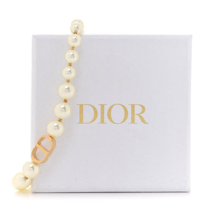 Christian Dior Pearl 30 Montaigne Choker Necklace Gold 7 of 7
