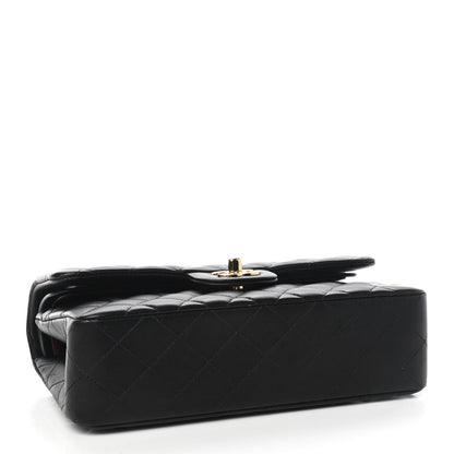 Chanel Lambskin Quilted Small Double Flap Black 3 of 8