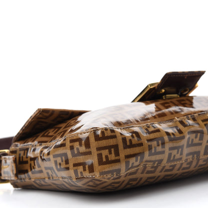 Fendi Vinyl Zucchino Baguette Tobacco 6 of 10