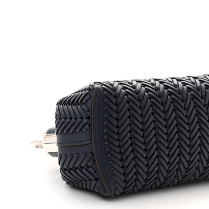 Fendi Vitello Grace Intreccio Nappa Small Fendi First Midnight 8 of 11