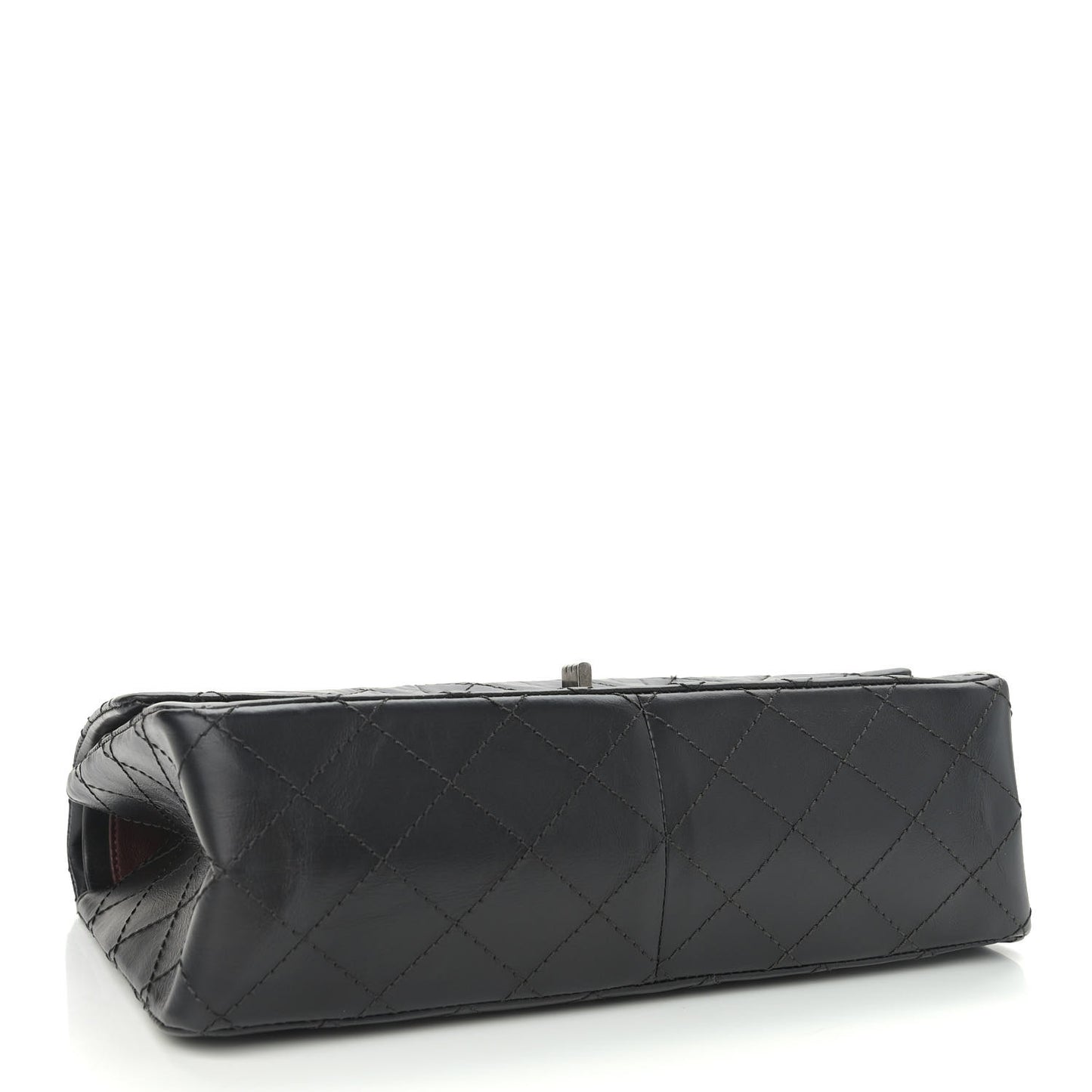 Aged Calfskin Quilted 2.55 Reissue 226 Flap Black