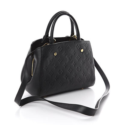 Louis Vuitton Empreinte Montaigne BB Black 2 of 8