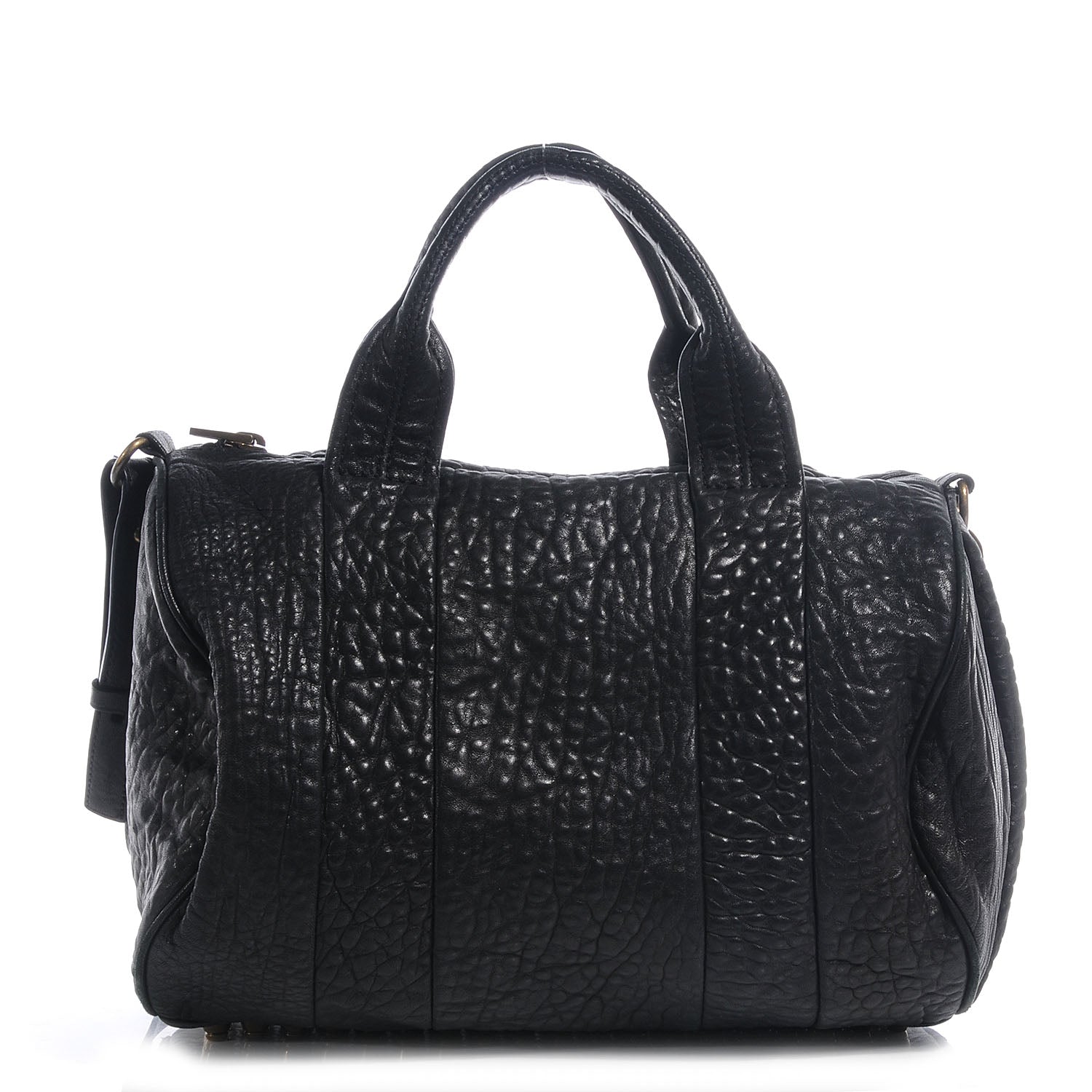 Alexander Wang Leather Rocco Duffel Black With Antique Brass Hardware 1 of 8