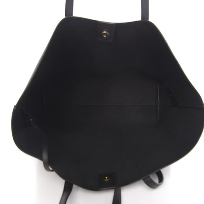 Saint Laurent Calfskin Large Shopping Tote Black 5 of 12