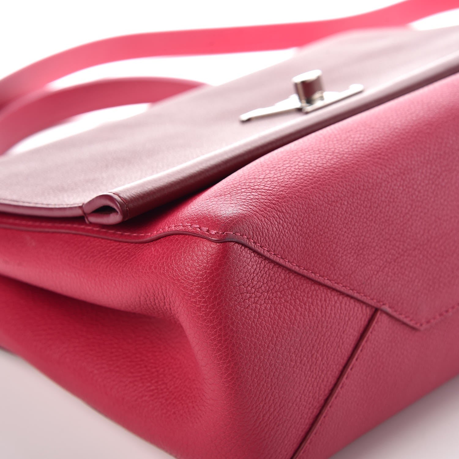 Louis Vuitton Calfskin Lockme II Top Handle Grenat Dahlia 7 of 10