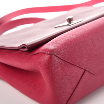 Louis Vuitton Calfskin Lockme II Top Handle Grenat Dahlia 7 of 10