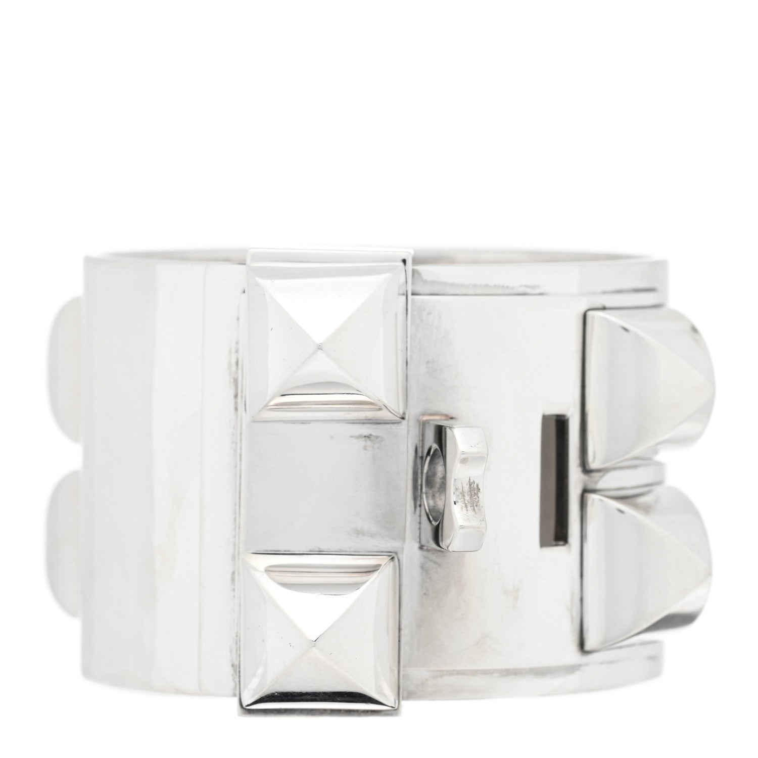 Hermes Sterling Silver Collier De Chien Bracelet SH 2 of 3