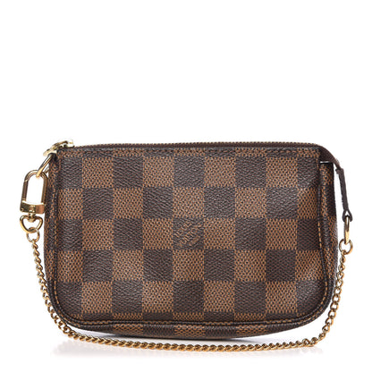 Louis Vuitton Damier Ebene Mini Pochette Accessories 1 of 7
