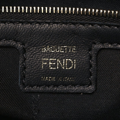 Fendi Nappa FF 1974 Embossed Baguette Black 6 of 10