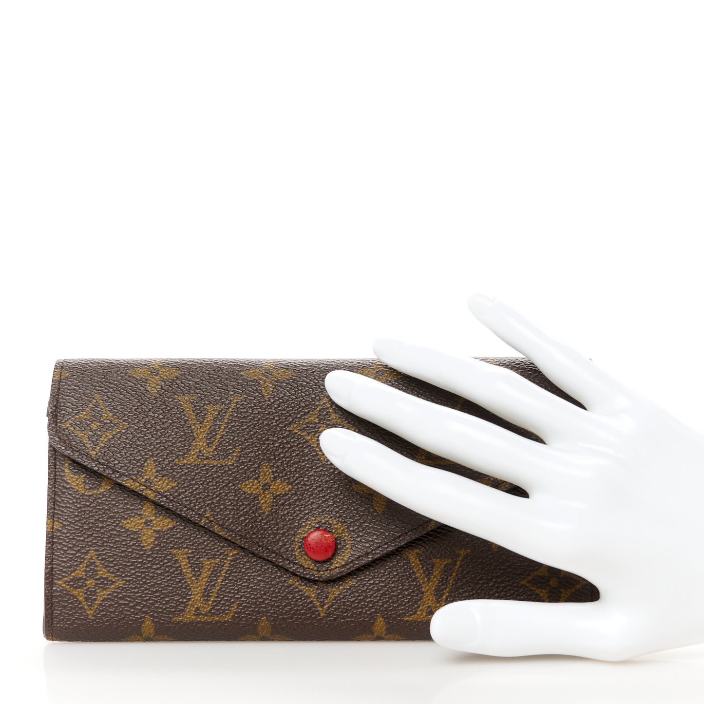 Monogram Josephine Wallet Red