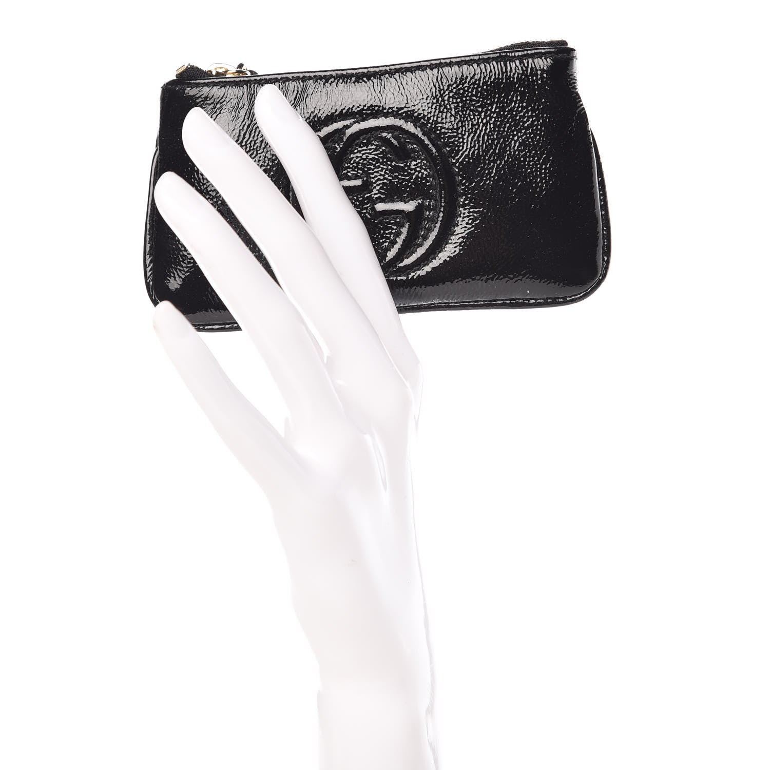 Gucci Patent Soho Key Case Black 2 of 7