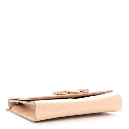 Salvatore Ferragamo Hammered Calfskin Mini Miss Vara Bow Chain Bag New Bisque 4 of 9