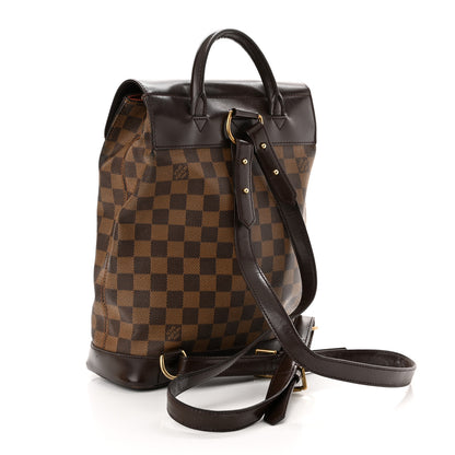 Louis Vuitton Damier Ebene Soho Backpack 3 of 15