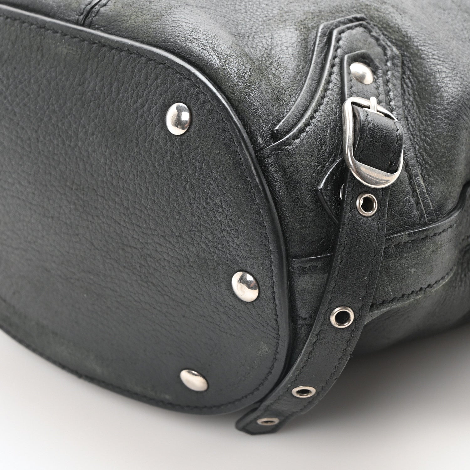 Balenciaga Calfskin Emo Bucket Bag XS Black 11 of 11