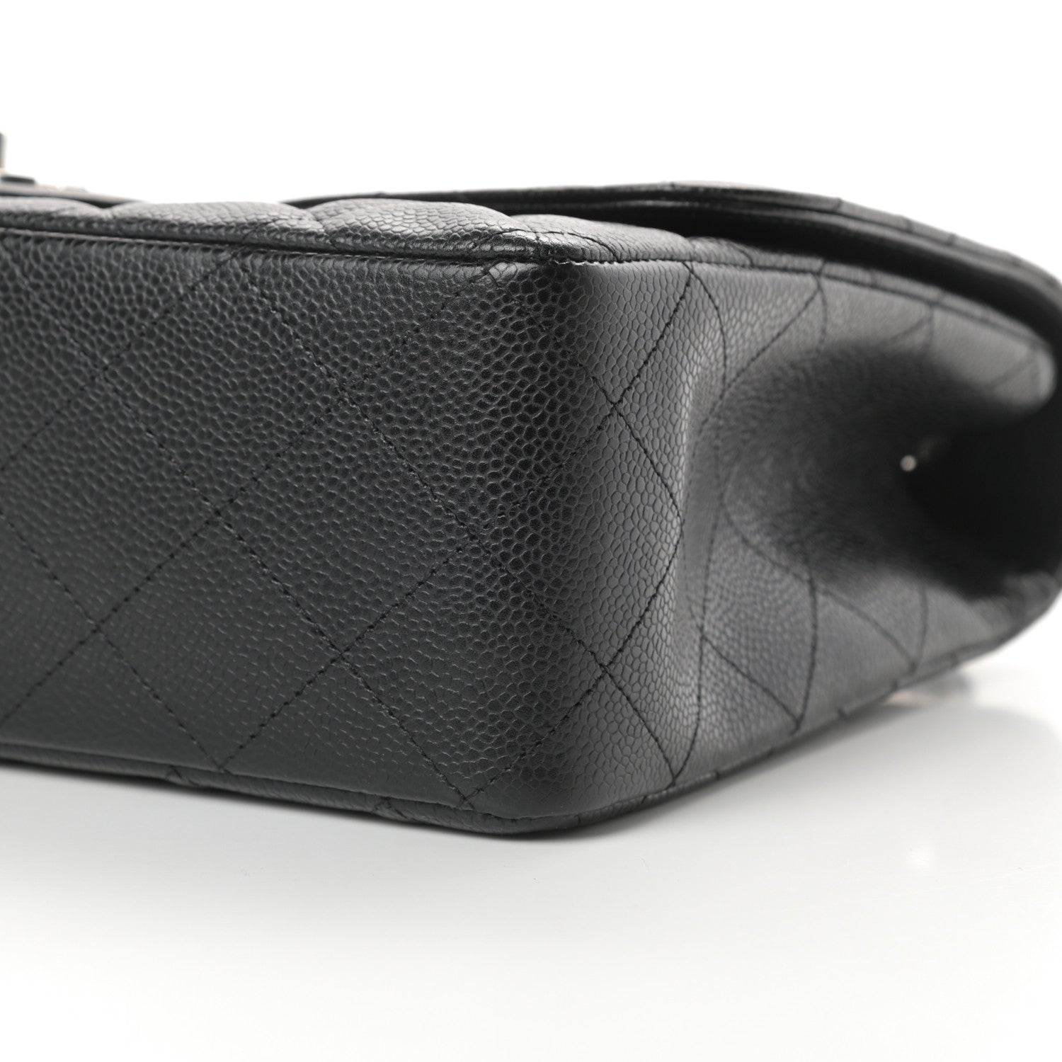 Chanel Caviar Quilted Jumbo Single Flap Black 10 of 11
