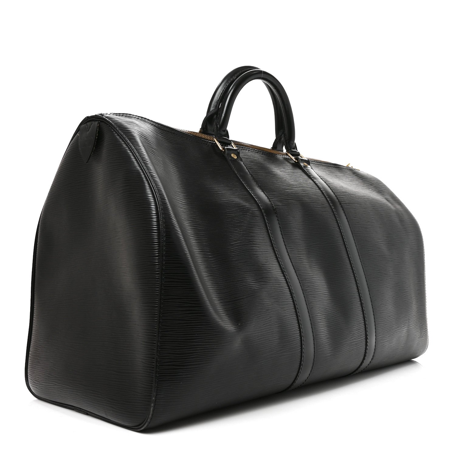 Louis Vuitton Epi Keepall 50 Black 3 of 9