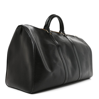 Louis Vuitton Epi Keepall 50 Black 3 of 9