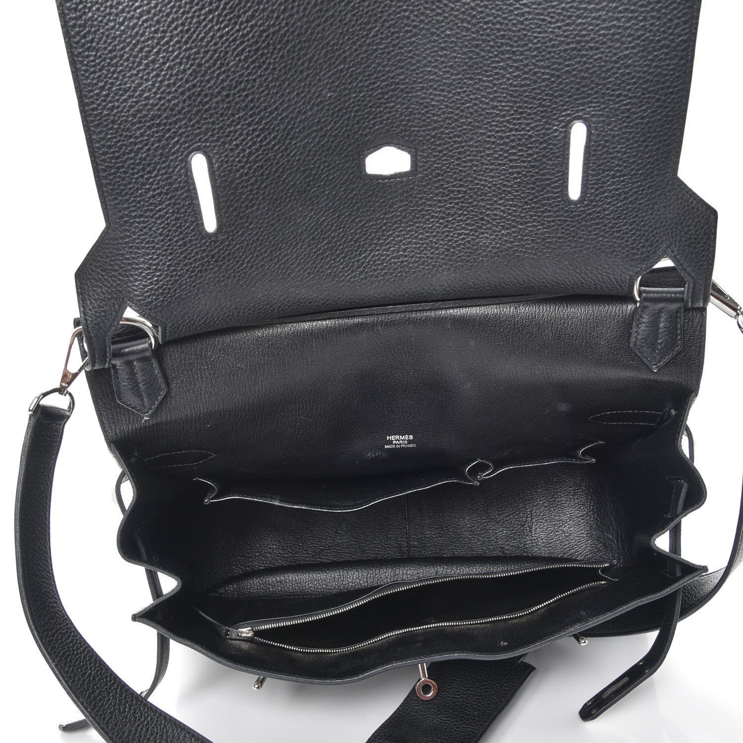 Hermes Taurillon Clemence Jypsiere 37 Black 5 of 9