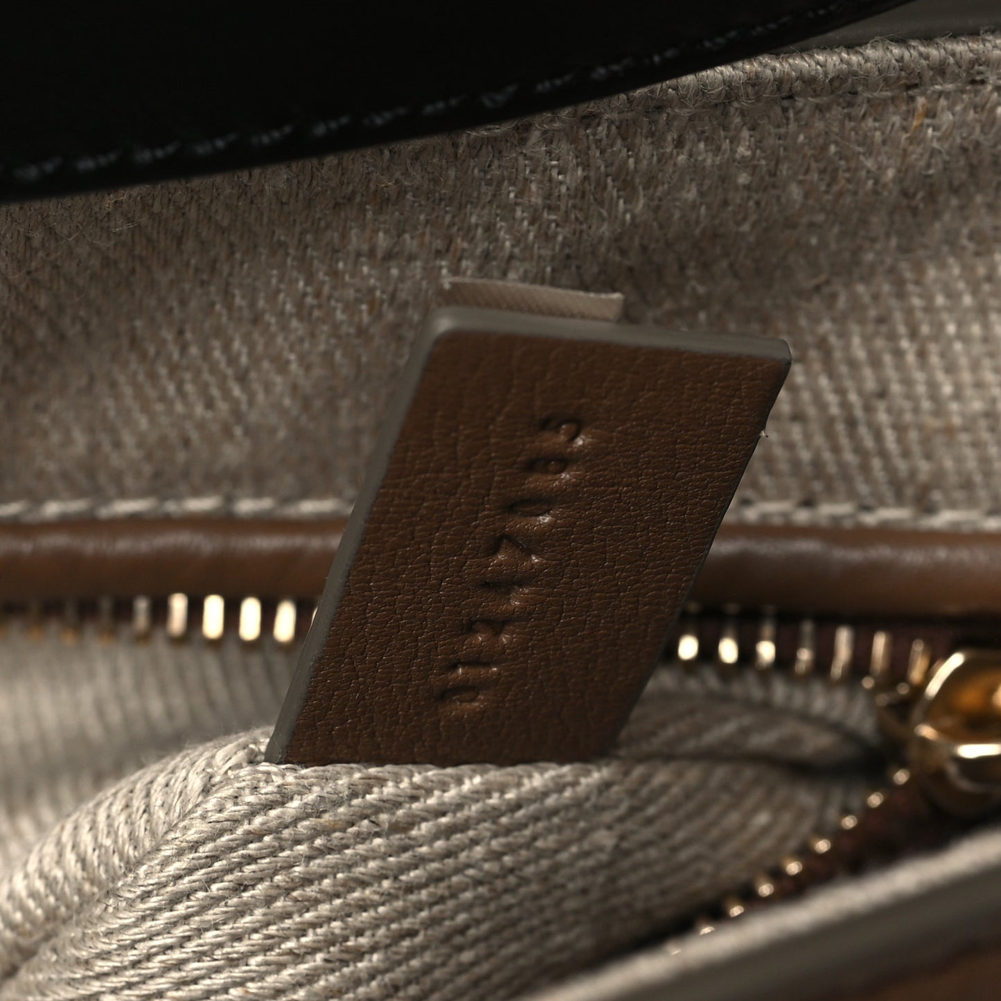 Grained Calfskin Medium Penelope Shoulder Bag Nut