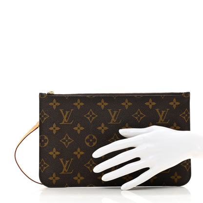 Louis Vuitton Monogram Neverfull MM GM Pochette 2 of 6