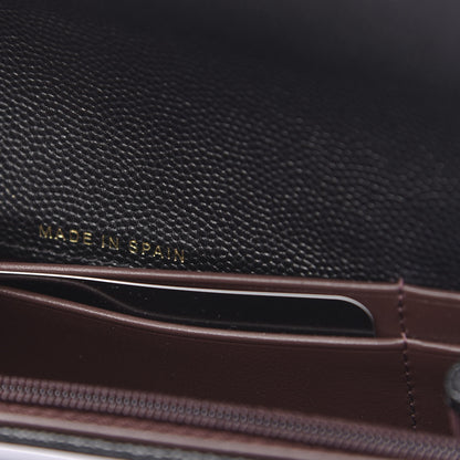 Chanel Caviar Quilted Medium Gusset Flap Wallet Black 7 of 9