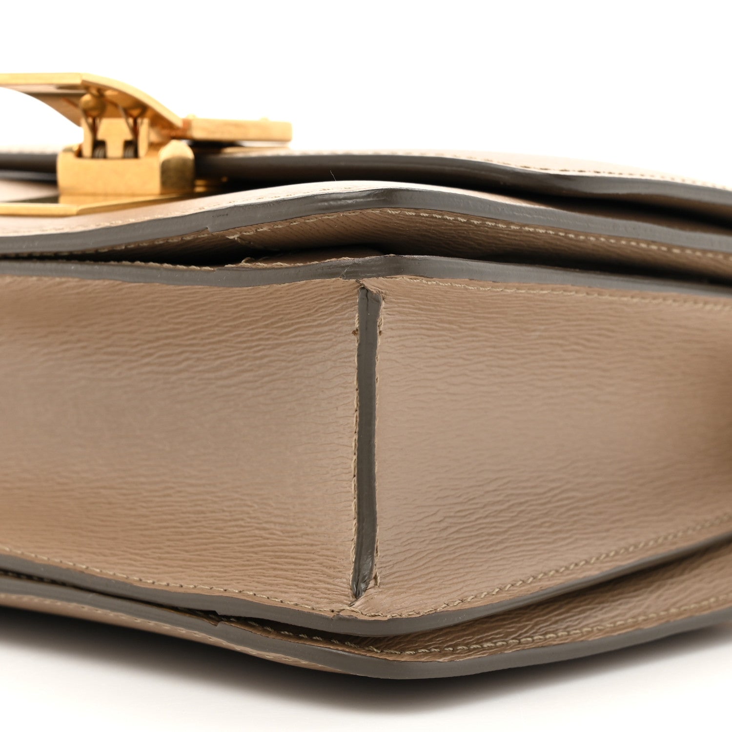 Celine Liege Calfskin Small Classic Box Flap Bag Taupe 9 of 14