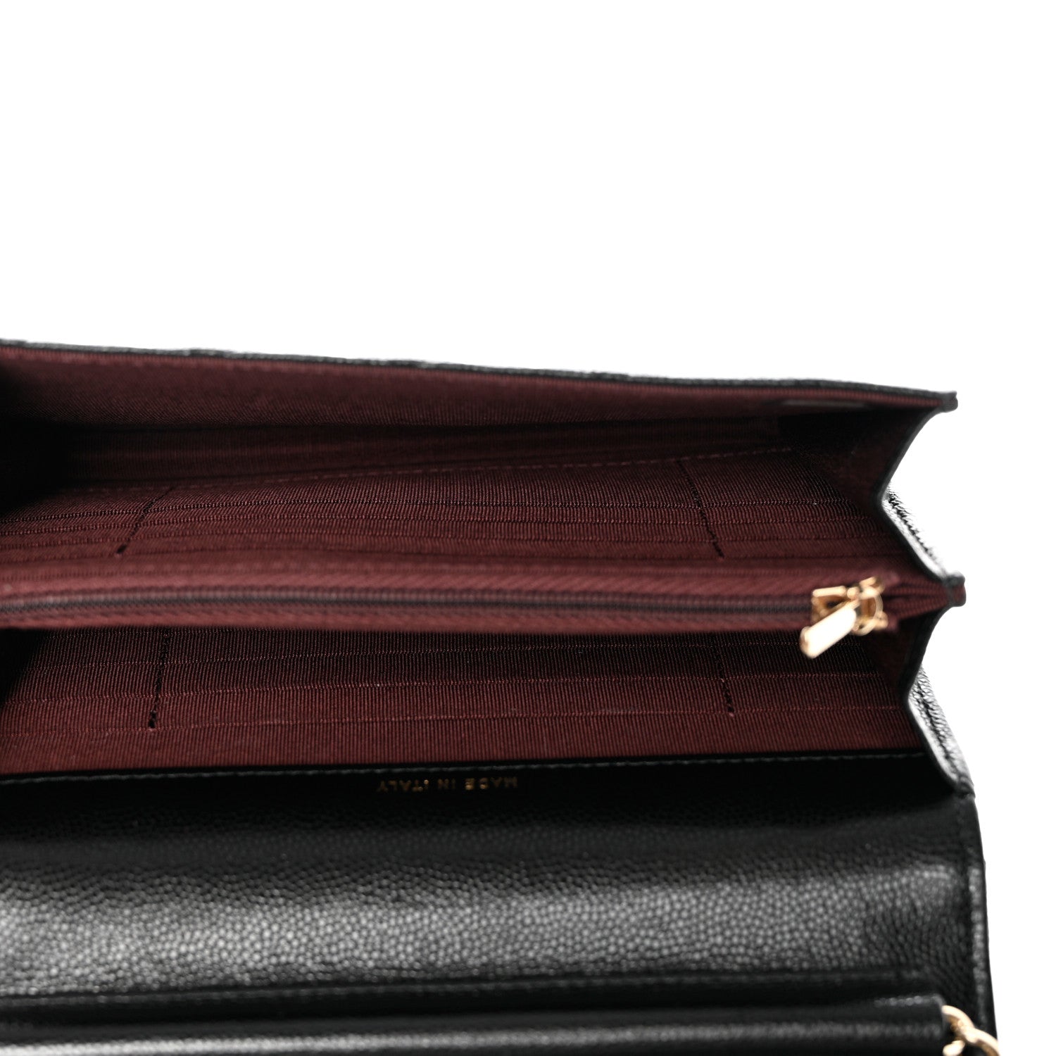 Chanel Caviar Quilted Square Wallet on Chain WOC Black 5 of 9