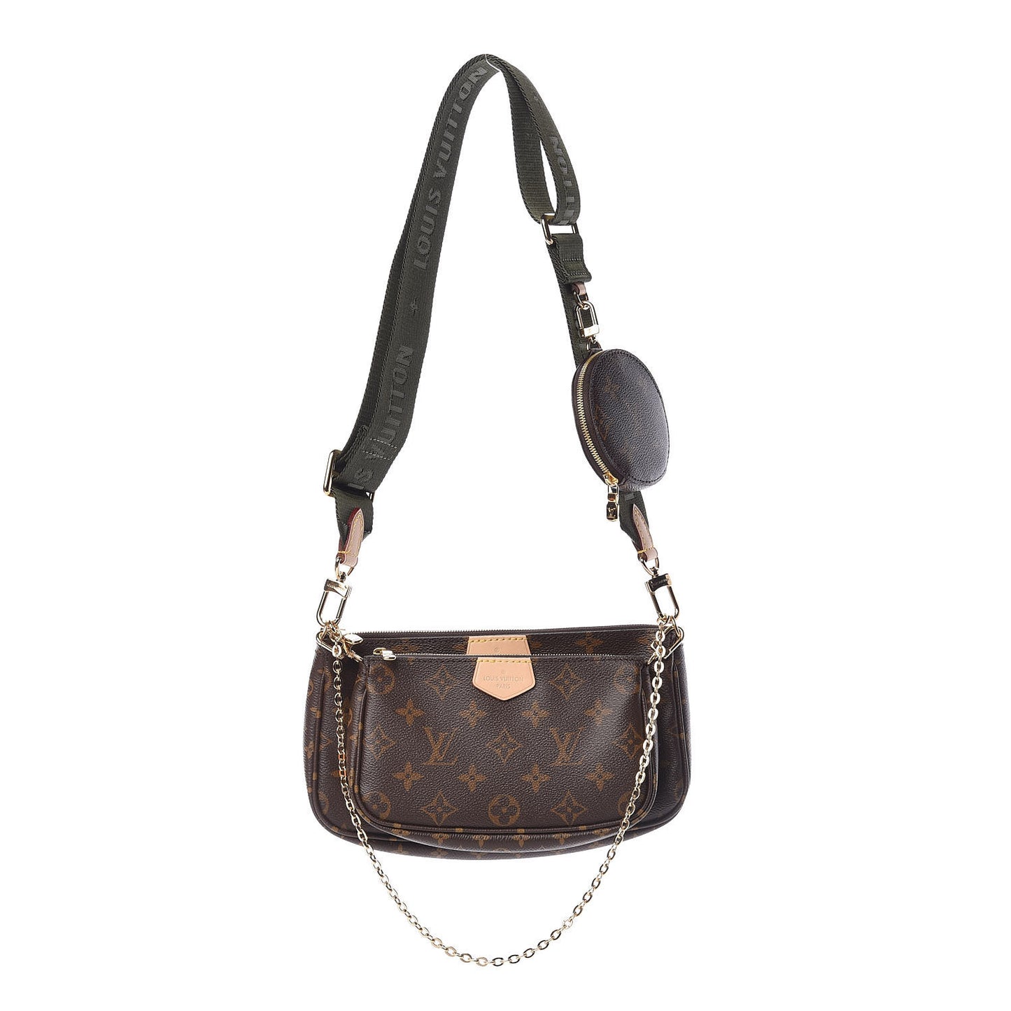 Monogram Multi Pochette Accessories Kaki