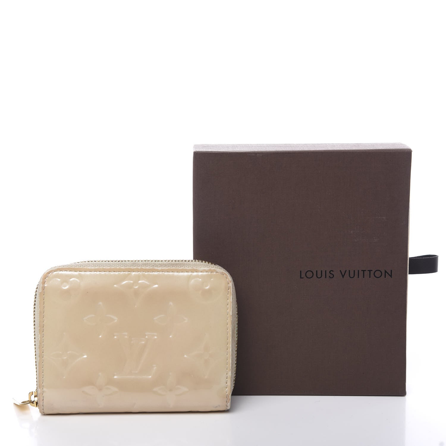 Louis Vuitton Vernis Zippy Coin Purse Blanc Corail 9 of 9