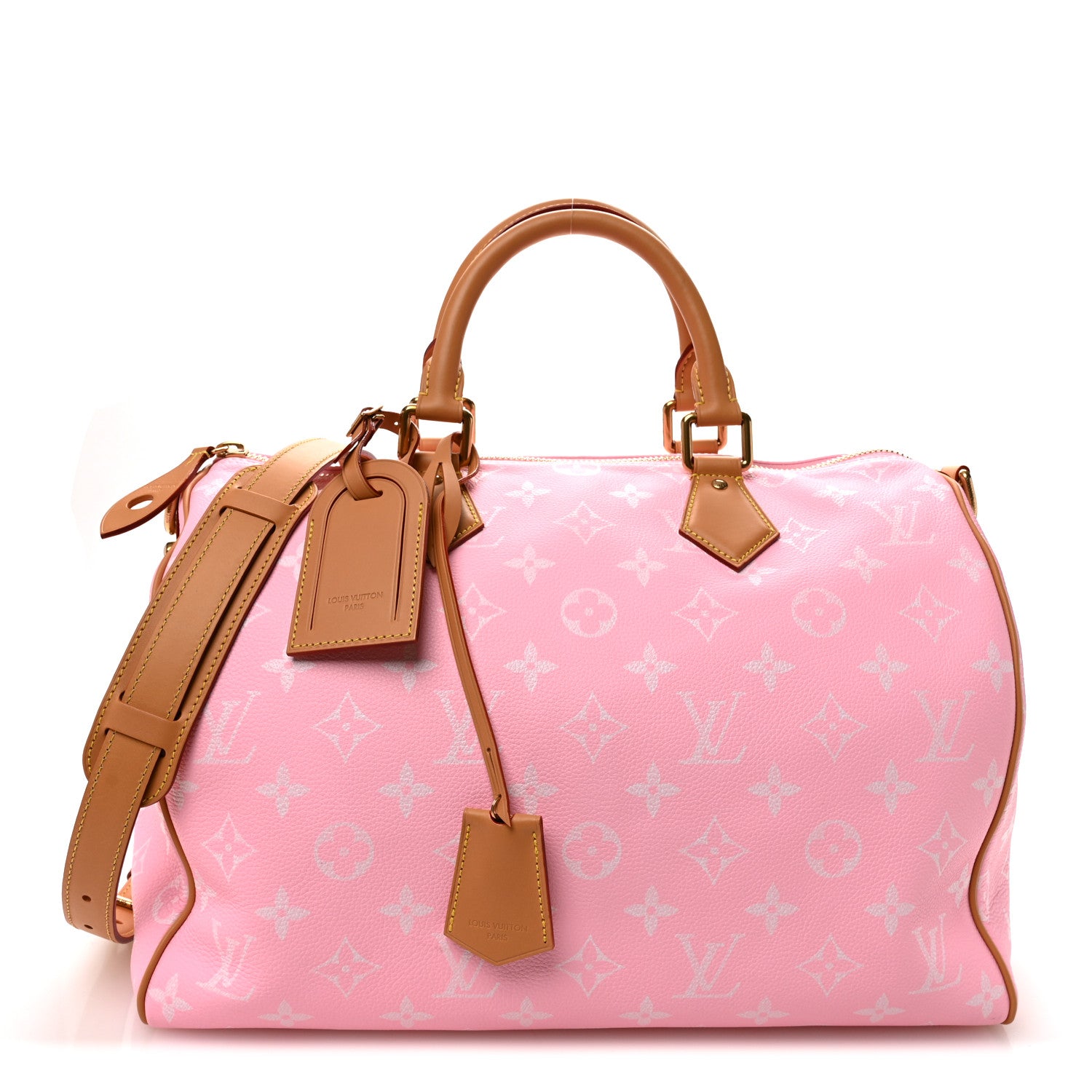 Louis Vuitton Calfskin Monogram Speedy P9 Bandouliere 40 Candy 1 of 12