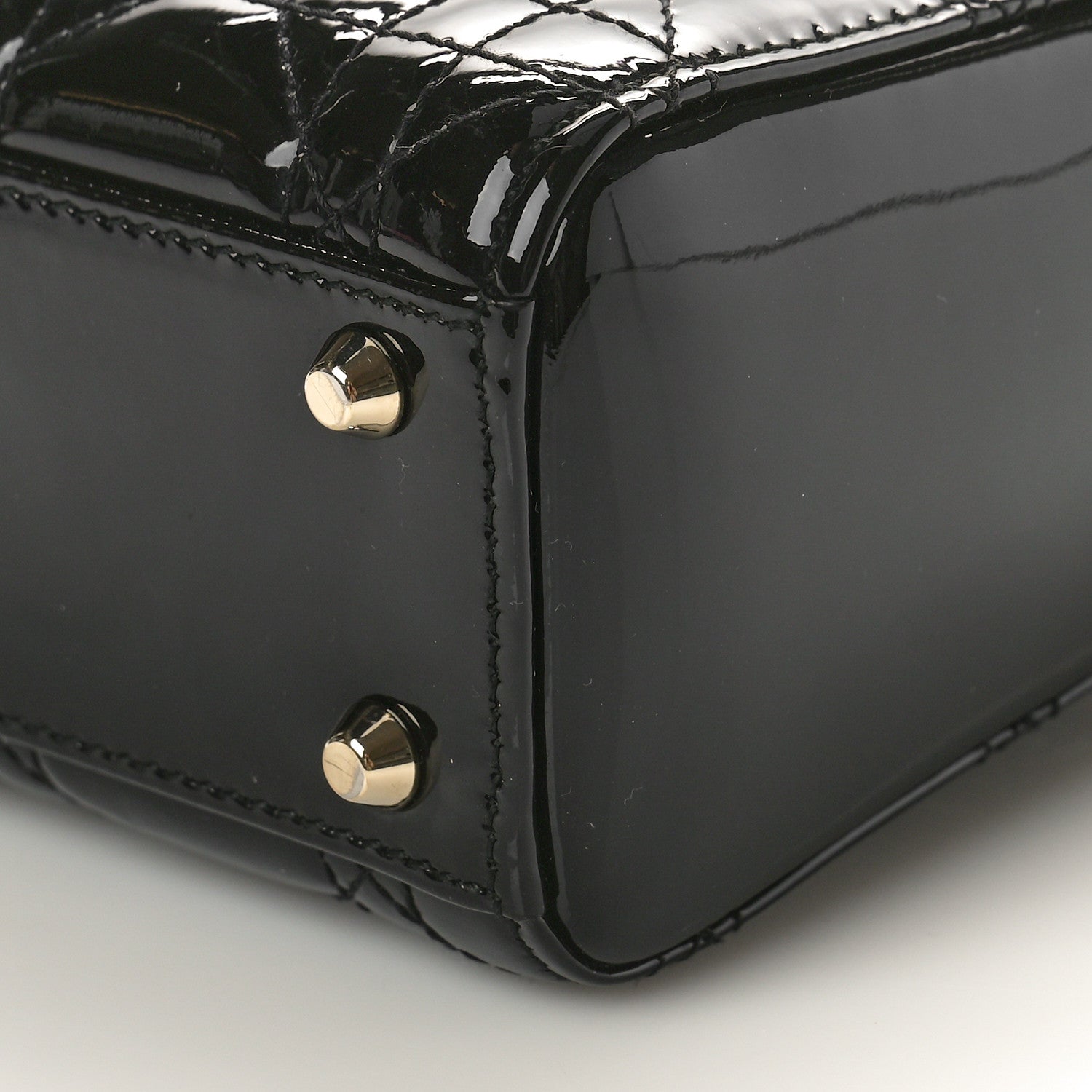 Christian Dior Patent Cannage Mini Lady Dior Black 9 of 9