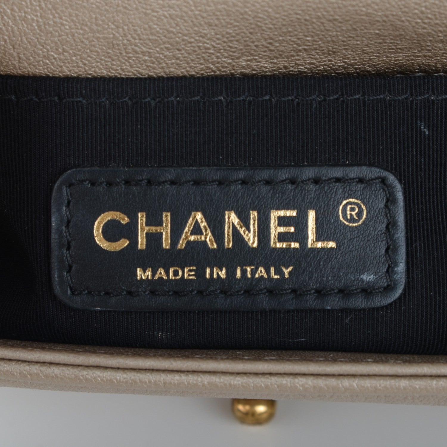 Chanel Metallic Lambskin Mini Scaled Boy Flap Gold 6 of 7