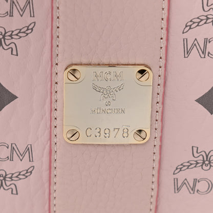 MCM Visetos Medium Liz Reversible Shopper Tote Powder Pink 8 of 11