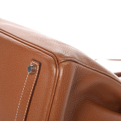 Hermes Taurillon Clemence Birkin 35 Gold 43 of 43