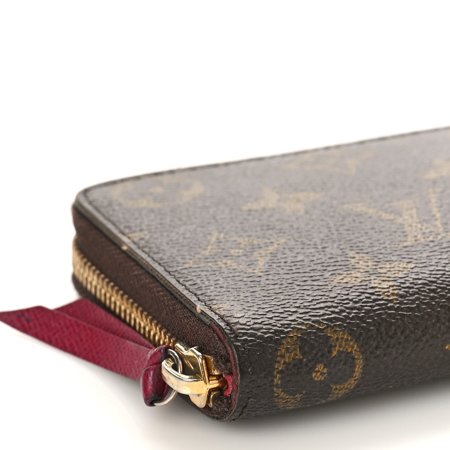 Monogram Clemence Wallet Fuchsia