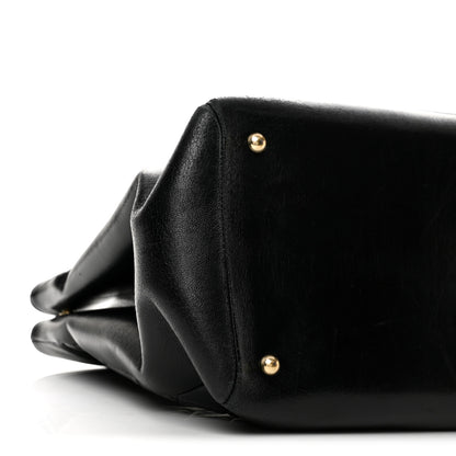 Chanel Shiny Lambskin Quilted Large 31 Shopping Bag Black 9 of 13