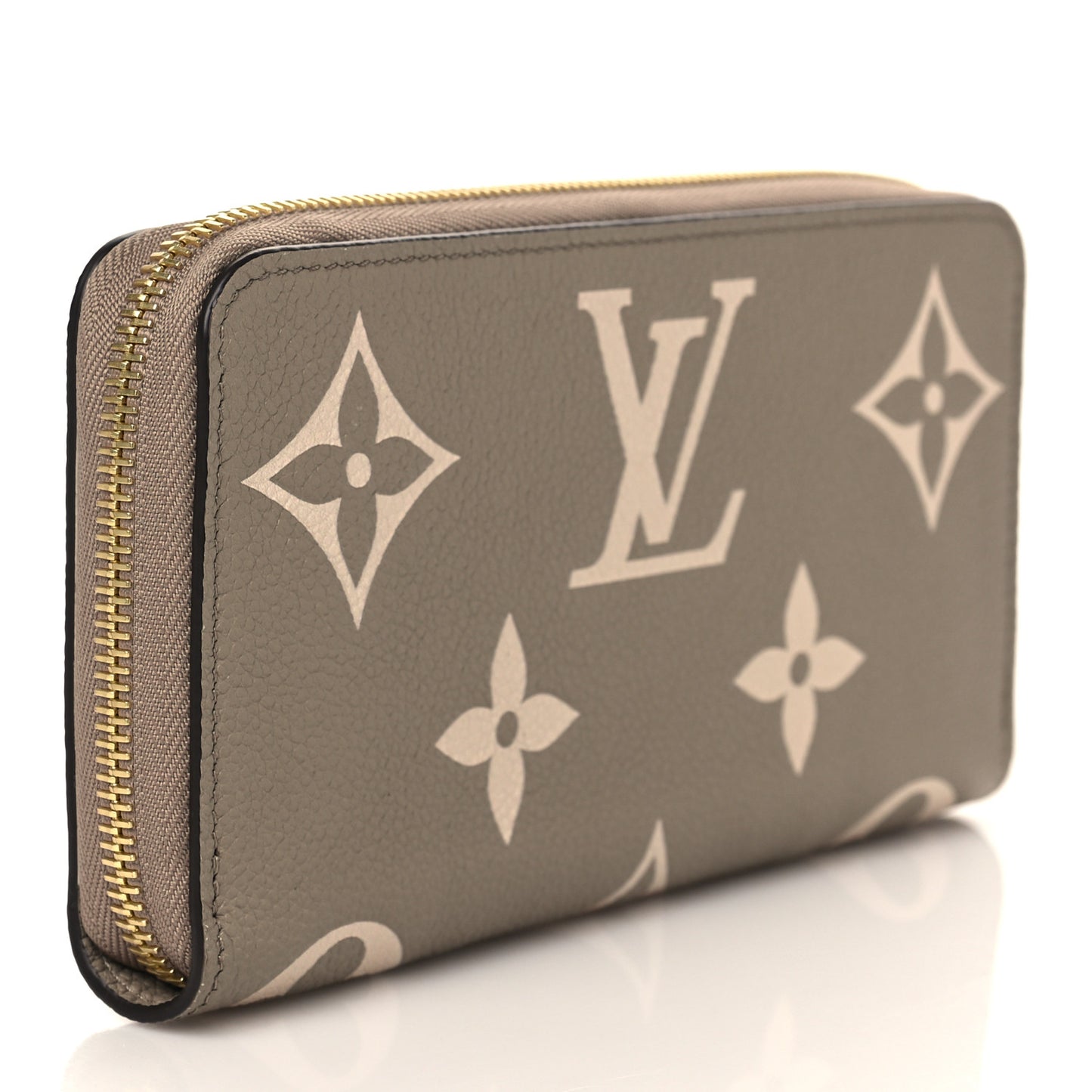 Empreinte Monogram Giant Zippy Wallet Tourterelle Creme