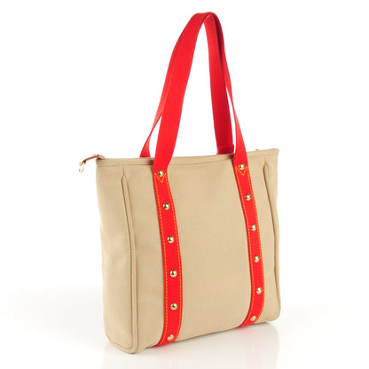 Louis Vuitton Toile Antigua Cabas MM Beige 3 of 7