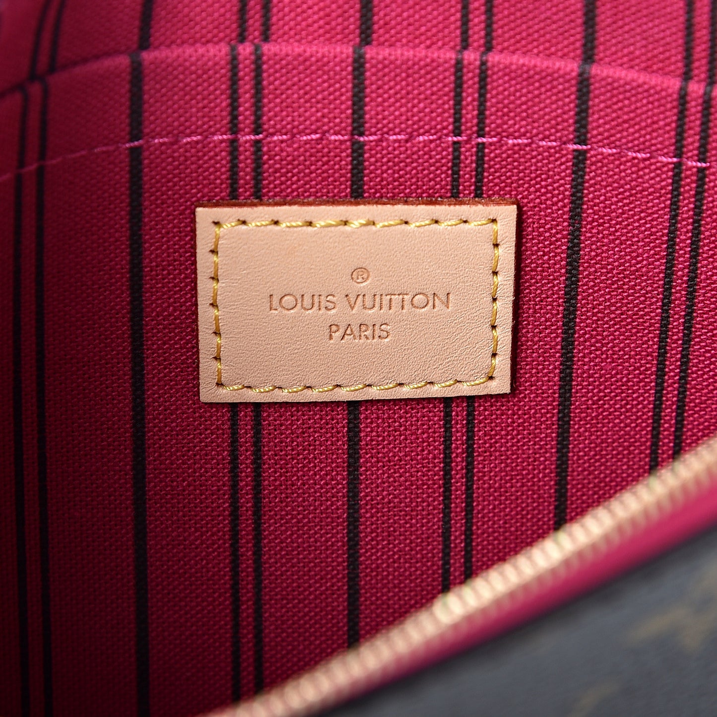 Monogram Neverfull MM GM Pochette Pivoine