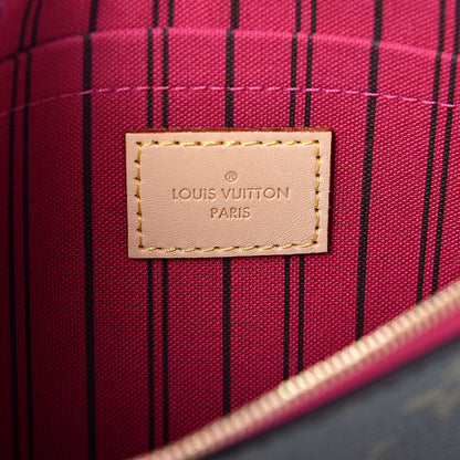 Louis Vuitton Monogram Neverfull MM GM Pochette Pivoine 5 of 8