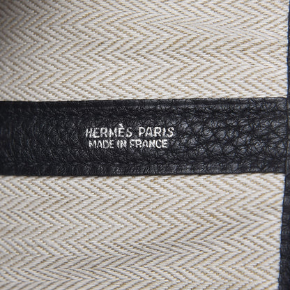 Hermes Fjord Garden Party Tote 36 MM Black 6 of 7