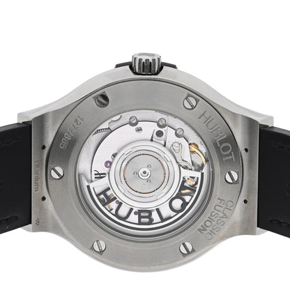 Hublot Titanium Alligator 38mm Classic Fusion Automatic Watch Black 565.NX.1171.LR 4 of 6