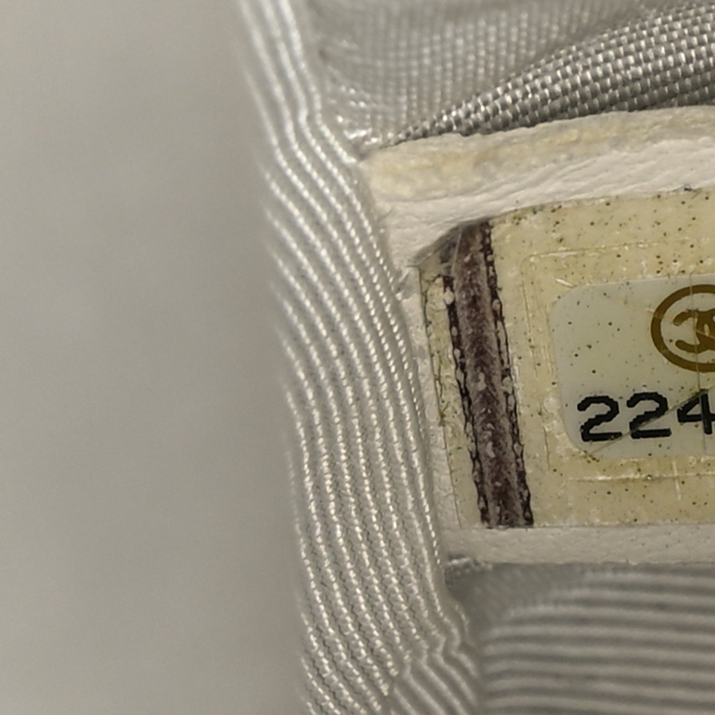 Metallic Perforated Lambskin Quilted Medium Boy Flap Gold