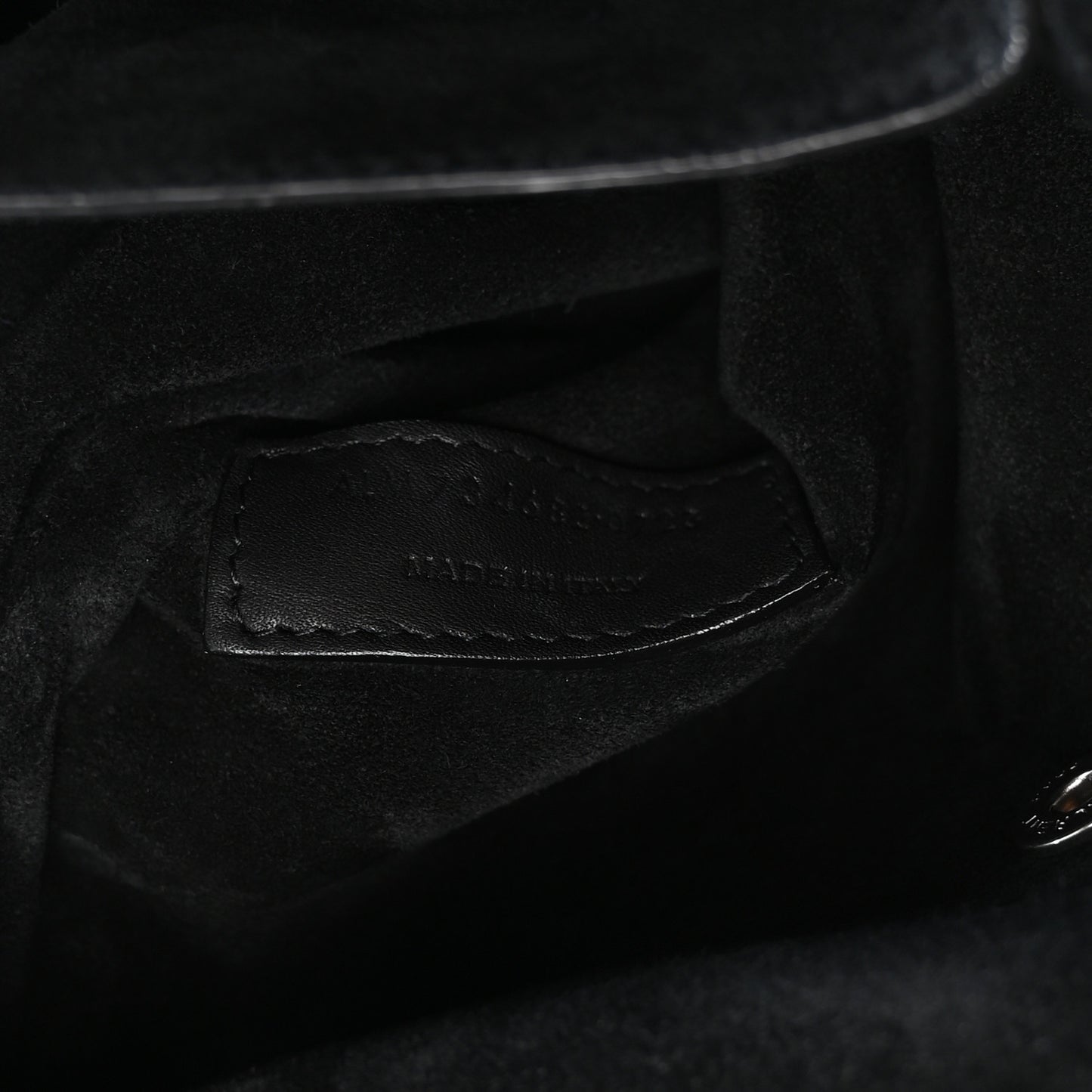 Calfskin Rive Gauche Sling Bag Black