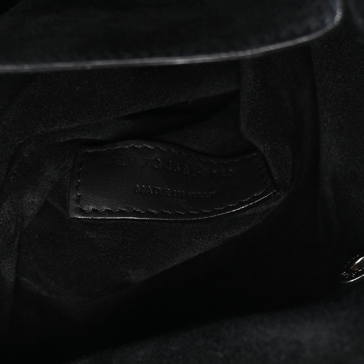 Saint Laurent Calfskin Rive Gauche Sling Bag Black 8 of 11