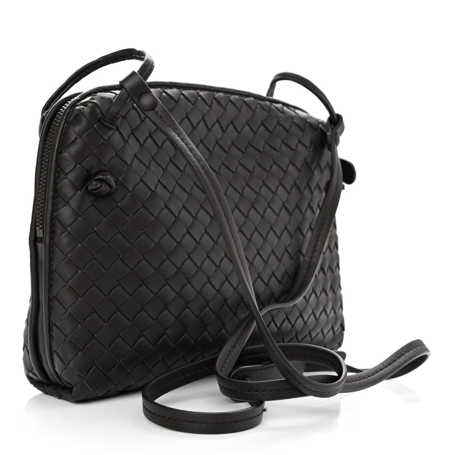 Bottega Veneta Nappa Intrecciato Nodini Bag Ebano 3 of 11