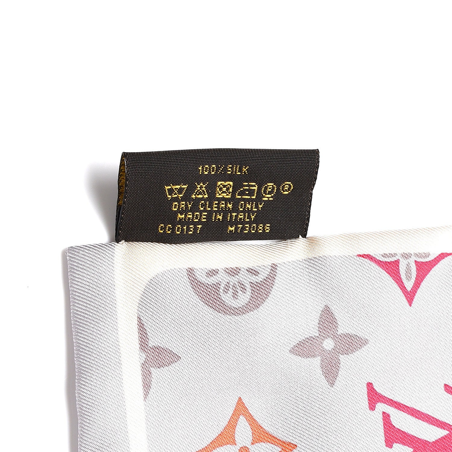 Louis Vuitton Silk Kamonogram Bandeau Corail 5 of 6