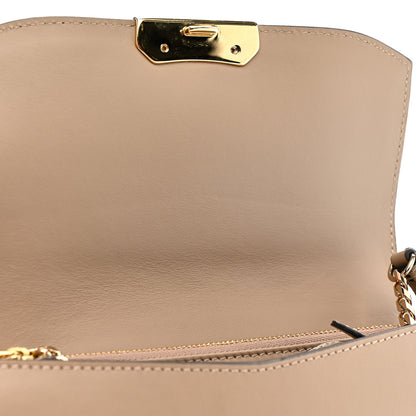 Burberry Calfskin Small Madison Chain Clutch Rose Beige 14 of 14