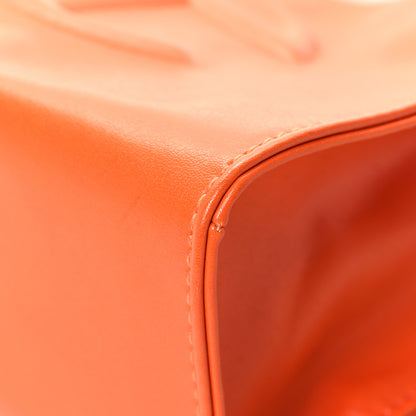 Telfar Vegan Leather Small Shopping Bag Orange 9 of 13